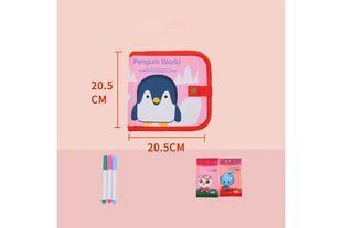 Многоразовый альбом для рисования с фломастерами &ndash; Penguin World 00016161 фото