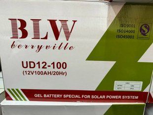 Гелевий тяговий акумулятор JINGYANGPV 12V 100ah GEL 00022739 фото