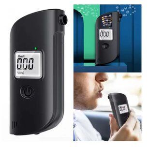 Алкотестер з LCD дисплеєм від батарейок / Тестер на алкоголь / Алкометр / Алкотестер портативний 00024421 фото