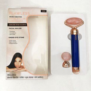 Массажер ролик электрический для лица Facial Roller Massager. Цвет: синий 00015280 фото