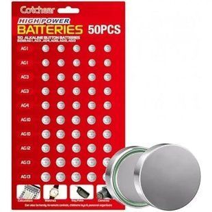 Батарейки ASSORTED BOTTON BATTERIES (50 PCS SET) 00024663 фото