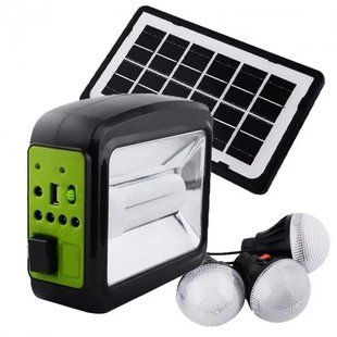 Кемпинговый LED светильник Cclamp CL-01 4W + солнечная панель + 3 лампочки + Power Bank 00022378 фото
