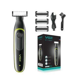 Мужской аккумуляторный триммер для бороды и усов VGR V-017 станок для влажного и сухого бритья 00015298 фото