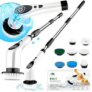 Щетка электрическая 8 насадок,360 градусов Cleaning brush AND 1-33 00012826 фото