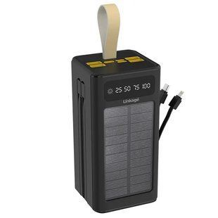 Батарея універсальна Linkage LKP-47 Solar 22.5W 50000mAh Black 00017889 фото