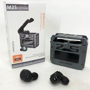 Беспроводные наушники M25, Bluetooth 5.3, механические армированные двойного режима игровые 00023865 фото