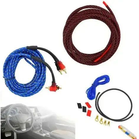 Набор проводов AWG/RCA для установки саббуфера KIT 10GA / C011 00017048 фото