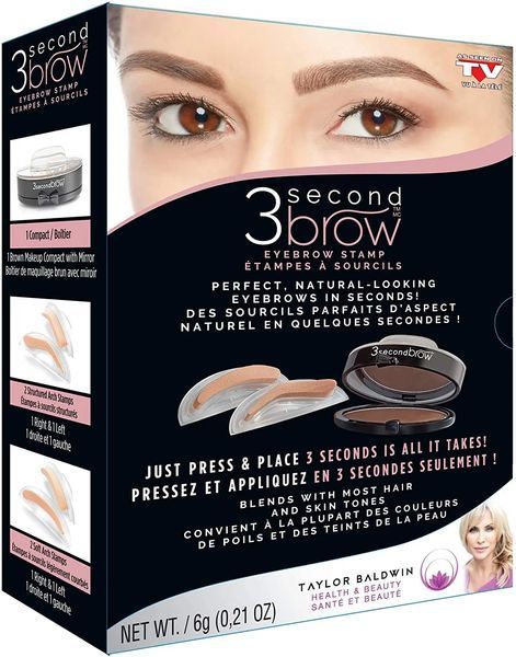 Штамп для бровей 3 Second Brow Eyebrow Stamp-Perfect Natural-Looking Eye Original пудра для бровей 00012510 фото