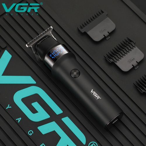 Машинка для стрижки волосся VGR V-987 BLACK, для стрижки посіченого волосся 00015119 фото