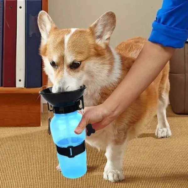 Дорожня пляшка, напувалка для собак Aqua Dog 550 мл 00024355 фото