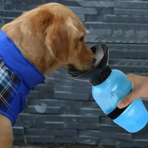 Дорожня пляшка, напувалка для собак Aqua Dog 550 мл 00024355 фото