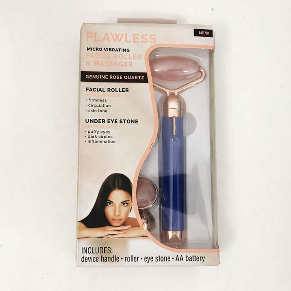 Масажер ролик електричний для особи Facial Roller Massager. Колір синій 00015280 фото