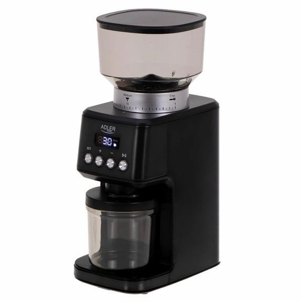 Кофемолка Adler AD 4300, 180 Вт, 31 уровень помола, импульсный режим, контейнер 300 г 00020197 фото