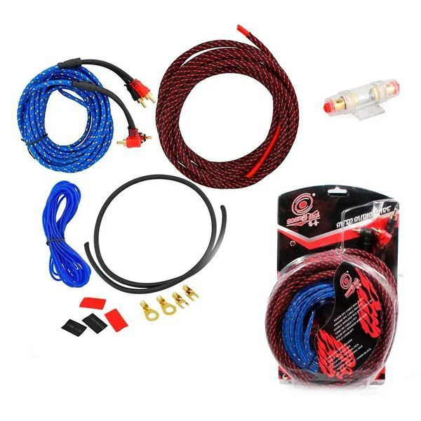 Набор проводов AWG/RCA для установки саббуфера KIT 10GA / C011 00017048 фото