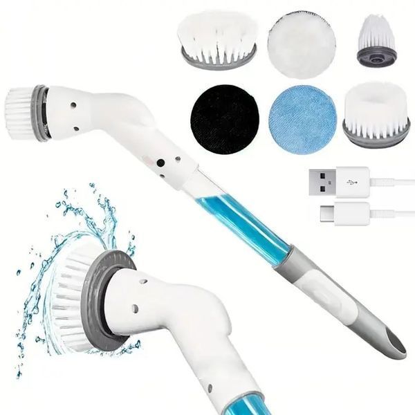 Щітка електрична 8 насадок,360 градусів Cleaning brush AND 1-33 00012826 фото