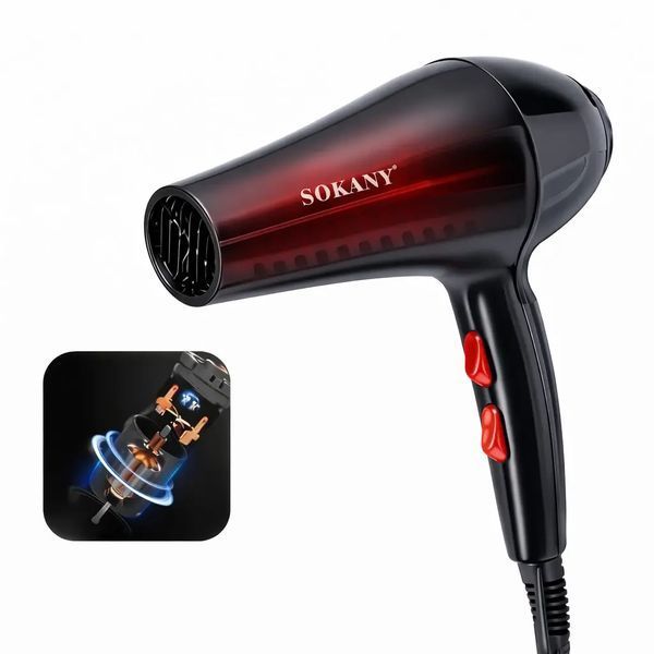 Фен для укладання волосся Sokany SK-2200 з концентратором 00021840 фото
