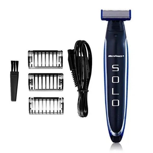 Чоловічий тример Micro Touch Solo, Машинка для стрижки бороди 3 в 1 00021661 фото