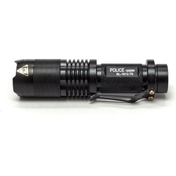 Світлодіодний аккумуляторный фонарь police bl-1812-t6, фонарик, яркий фонарик, качественный 00023562 фото