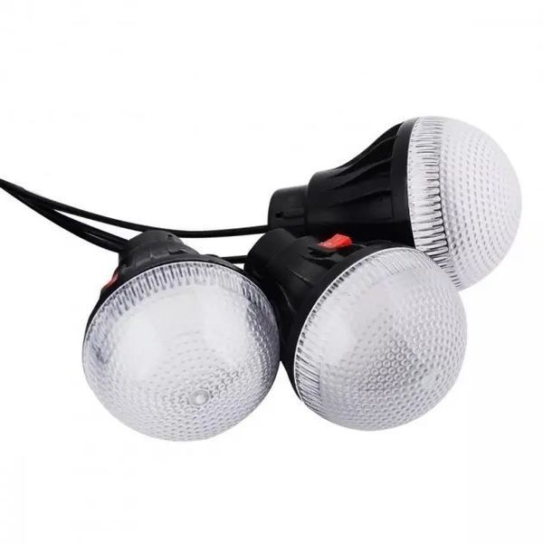 Кемпінговий LED світильник Cclamp CL-01 4W + сонячна панель + 3 лампочки + Power Bank 00022378 фото