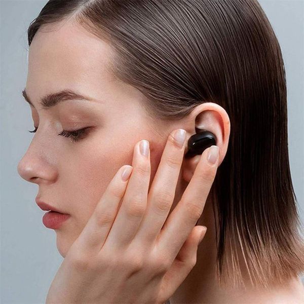 Наушники беспроводные блютуз TWS MiPods A6S True, беспроводные наушники для смартфона,. Цвет: черный 00023842 фото