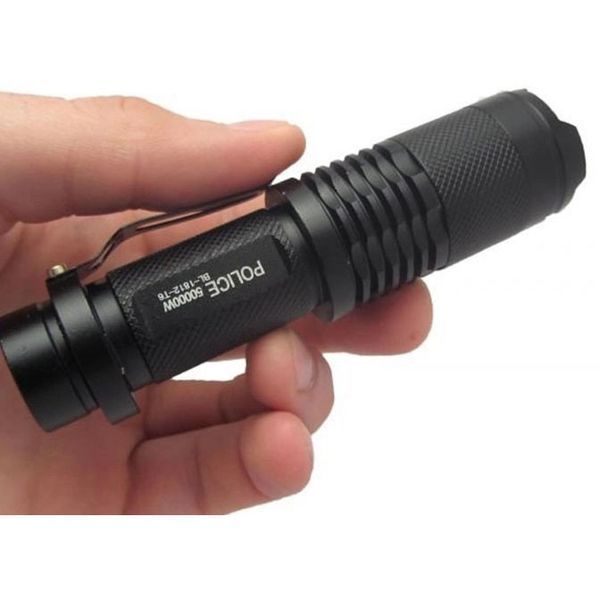 Світлодіодний аккумуляторный фонарь police bl-1812-t6, фонарик, яркий фонарик, качественный 00023562 фото