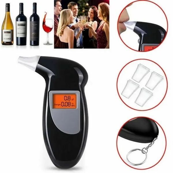 Персональний алкотестер Digital Breath Alcohol Tester із мундштуками 00015689 фото