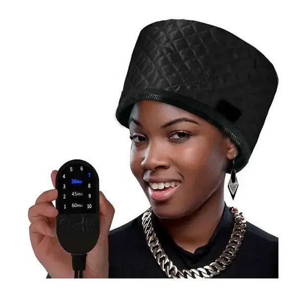 Электрическая термошапка сушуар Happy Hair Lux Spa Cap для масок, ламинирования и лечения волос 00015606 фото