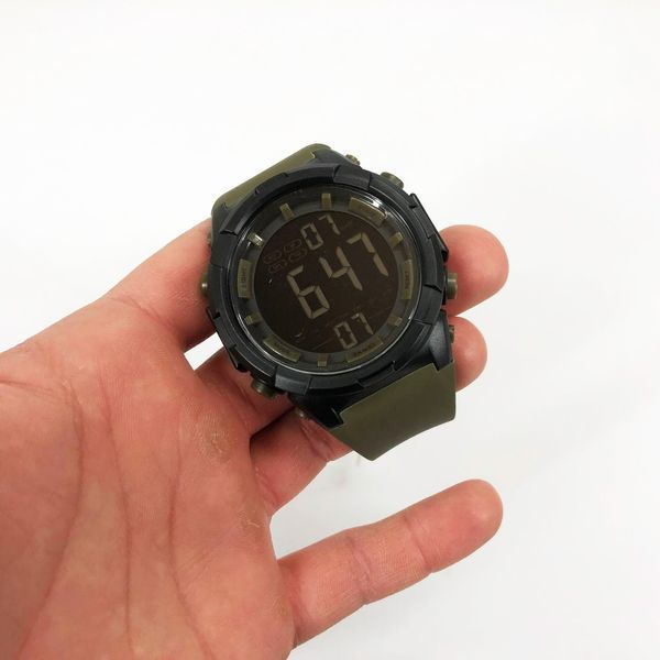 Часы наручные мужские SKMEI 1845AG ARMY GREEN, армейские водостойкие тактические часы. Цвет: зеленый 00022056 фото