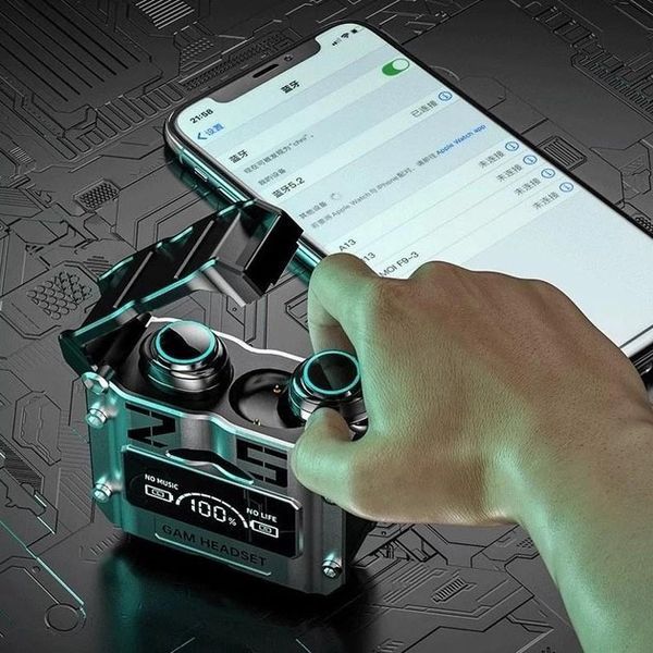 Беспроводные наушники M25, Bluetooth 5.3, механические армированные двойного режима игровые 00023865 фото