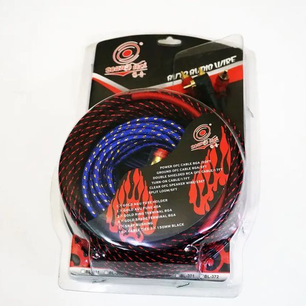 Набор проводов AWG/RCA для установки саббуфера KIT 10GA / C011 00017048 фото