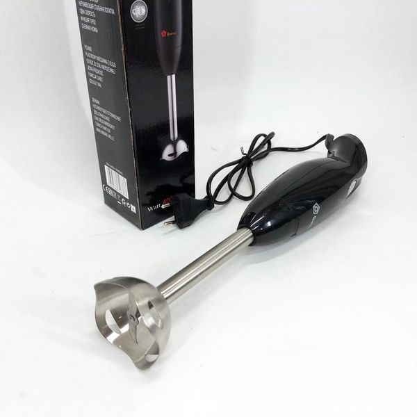 Блендер DOMOTEC MS-5101 погружной 350 Вт нержавейка, блендер для молочных коктейлей блендер измельчитель 00018857 фото