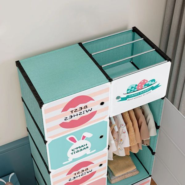 Детский шкаф мини-компактный-портативный-модульный 4 полки Closet AND LY-1047 00013205 фото