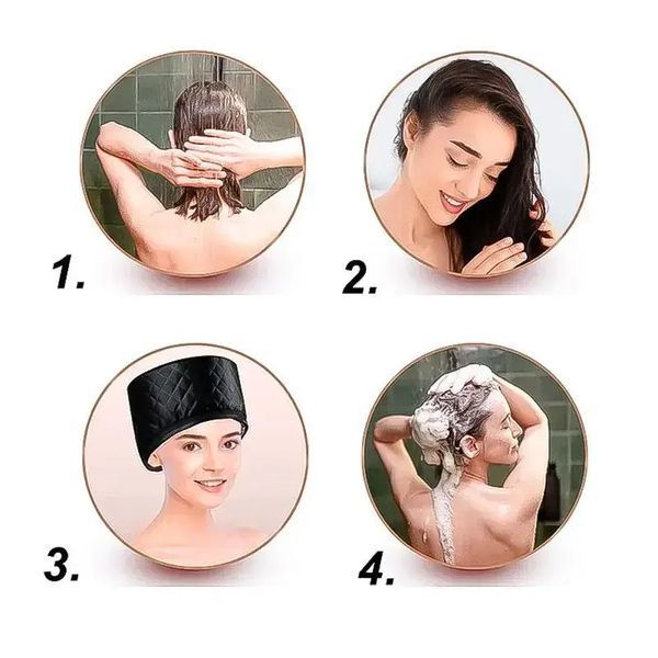 Электрическая термошапка сушуар Happy Hair Lux Spa Cap для масок, ламинирования и лечения волос 00015606 фото