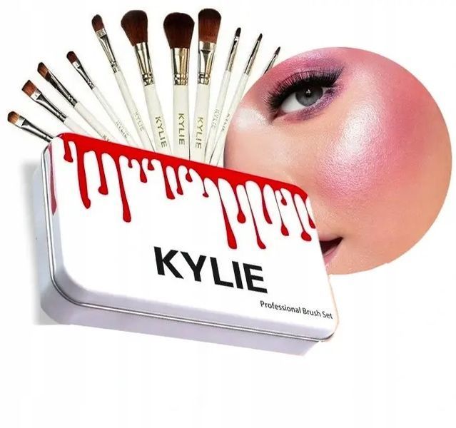 Набір кистей для макіяжу KYLIE 12 штук 00014700 фото