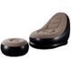 Надувное кресло с пуфом для отдыха AIR SOFA велюровое 00012679 фото 13