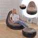 Надувное кресло с пуфом для отдыха AIR SOFA велюровое 00012679 фото 6