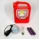Фонарь кемпинг переносной 6399А - LED+COB, power bank, 2x18650, солнечная батарея. Цвет: оранжевый 00023535 фото 13