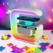 Нічний акумуляторний RGB G3 з бездротовою зарядкою 15W і Bluetooth колонкою 3W Настільна смарт лампа 00012627 фото 19