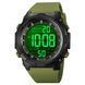 Часы наручные мужские SKMEI 1845AG ARMY GREEN, армейские водостойкие тактические часы. Цвет: зеленый 00022056 фото 3