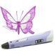 3D ручка Smart 3D Pen 2 c LCD дисплеєм, Ручка для об'ємного малювання, Дитяча 3д ручка. Колір: фіолетовий 00015791 фото 16
