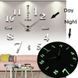 Великий настінний годинник Horloge 3D DIY кварц 27/37/47 55 см. Світяться вночі 00022488 фото 4