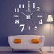 Великий настінний годинник Horloge 3D DIY кварц 27/37/47 55 см. Світяться вночі 00022488 фото 2