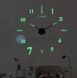 Великий настінний годинник Horloge 3D DIY кварц 27/37/47 55 см. Світяться вночі 00022488 фото 5