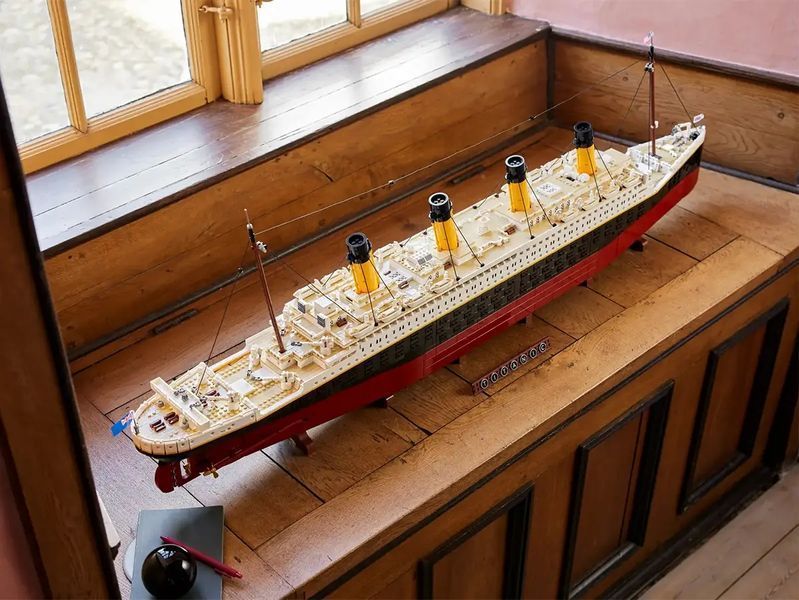 Блочный конструктор Титаник 1.15 метра, 9090PCS 00016646 фото
