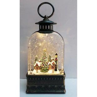 Новогодний фонарь-ночник led/рождественский светильник винтажный фонарь xmas wdl-23013e 00024793 фото