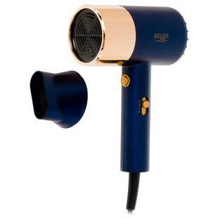 Фен Adler AD 2280 1800Вт 2 скорости 3 режима холодный воздух концентратор кабель 1,8м 00015236 фото