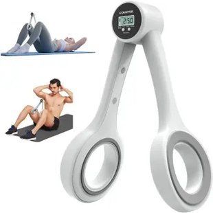 Тренажер для мышц тазового дна leg trainer, с дисплеем / тренажер-эспандер для тела от батареек 00024390 фото