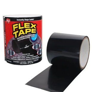 Водонепроницаемая изоляционная сверхпрочная скотч-лента Flex Tape 00013062 фото