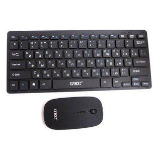 Бездротова клавіатура IOS з мишкою Keyboard Wireless 901. Колір: чорний 00017760 фото