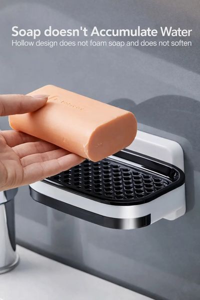 Настенный двухслойный держатель для мыла Soap Dish 00014200 фото